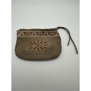 Leather Zipper Coin Purse Lake George NY‎